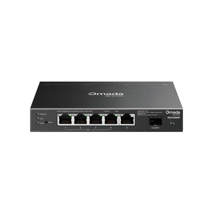 TP-LINK OMADA ACCESS 6-PORT GIGABIT SWITCH WITH 4-PORT POE